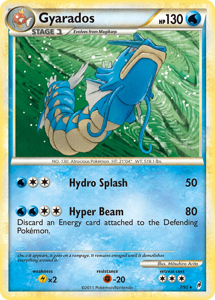 Carta Pokémon Gyarados 7