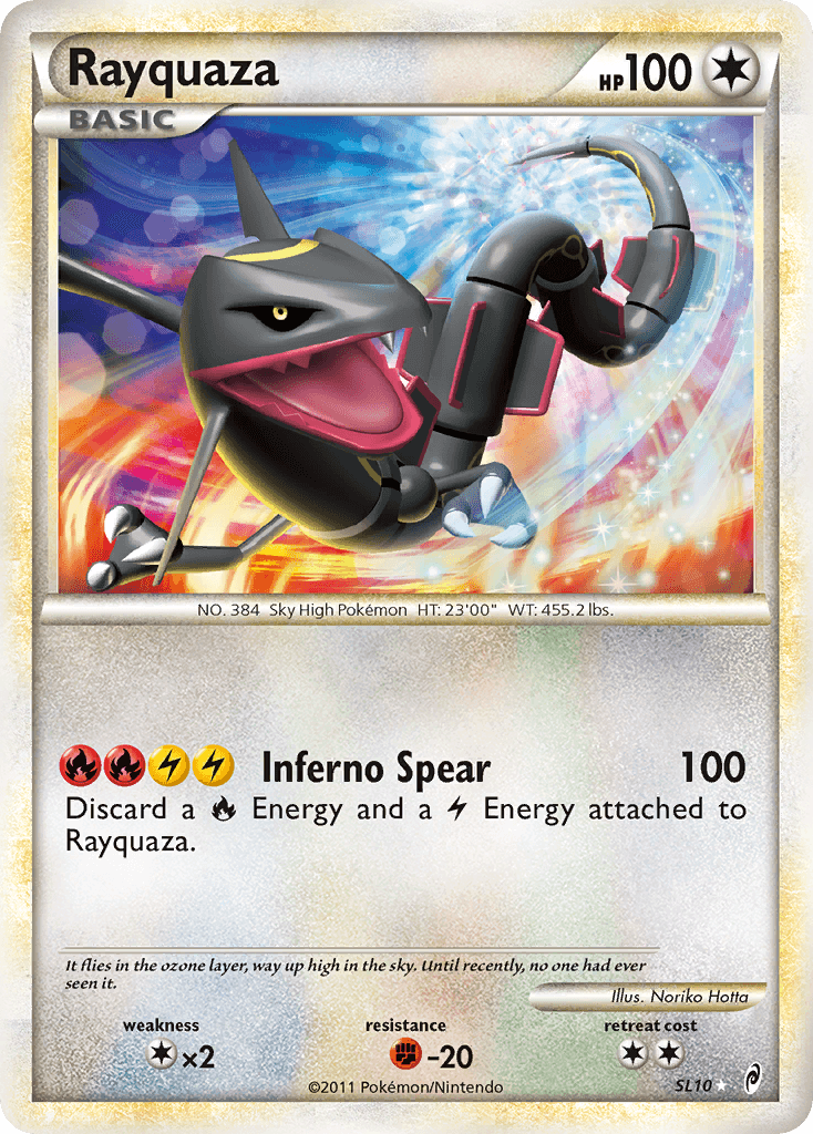 Carta Pokémon Rayquaza SL10