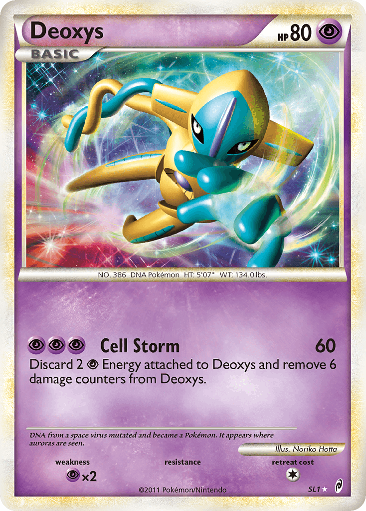Carta Pokémon Deoxys SL1