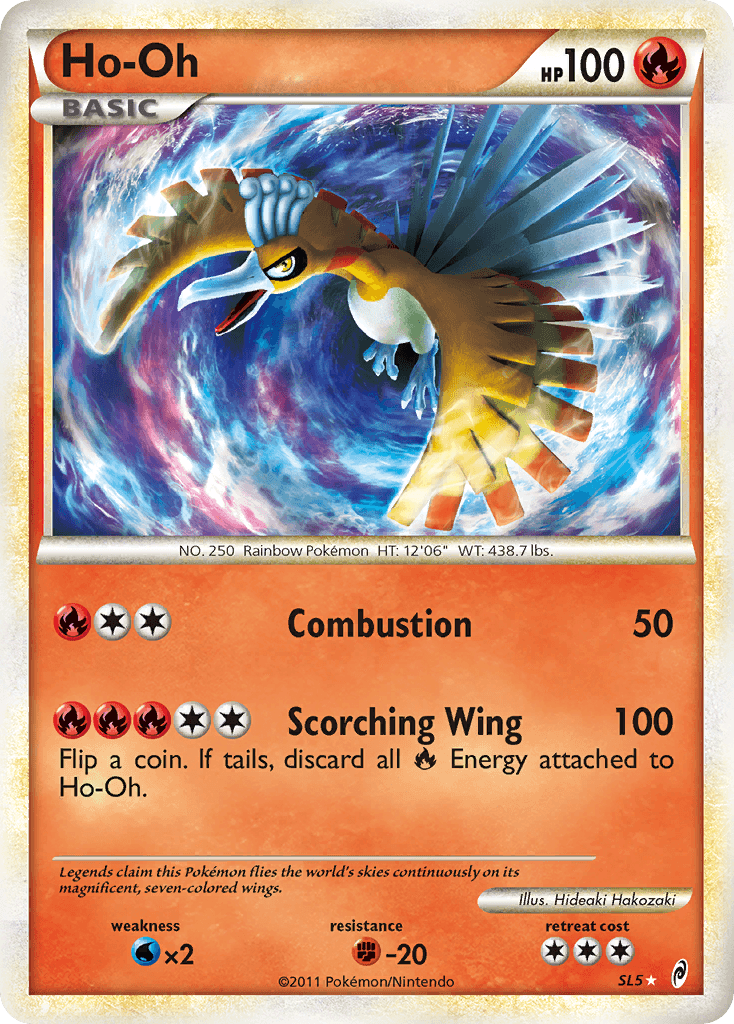 Carta Pokémon Ho-Oh SL5