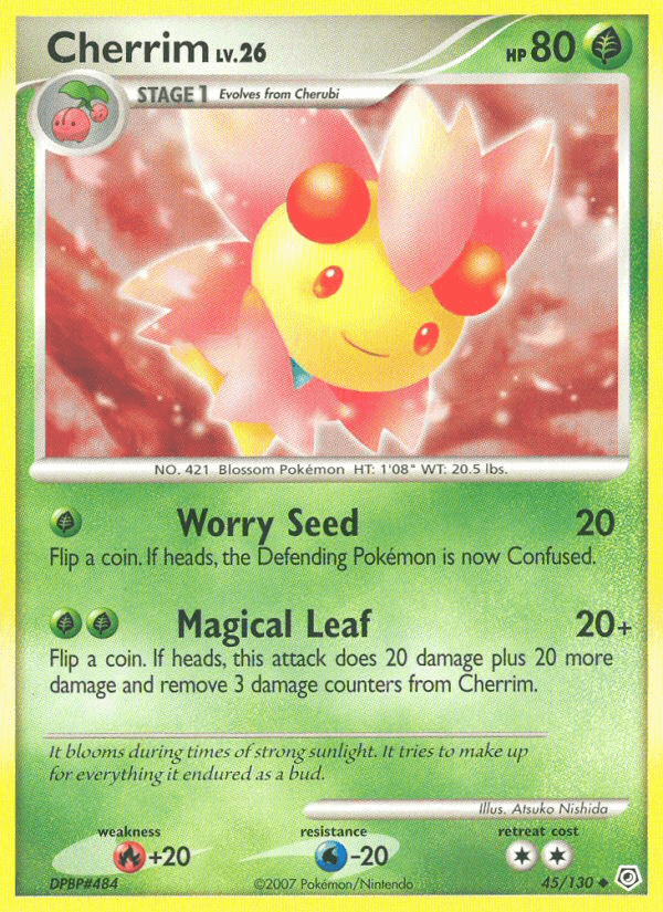 Carta Pokémon Cherrim 45