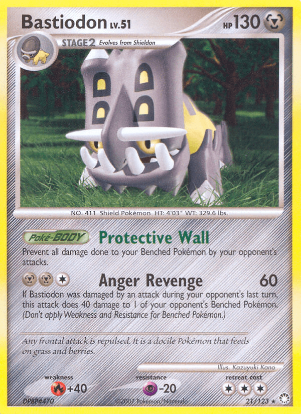 Carta Pokémon Bastiodon 21