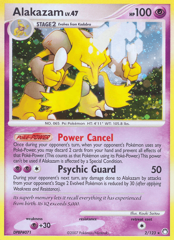 Carta Pokémon Alakazam