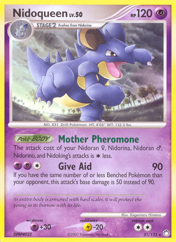 Carta Pokémon Nidoqueen 31