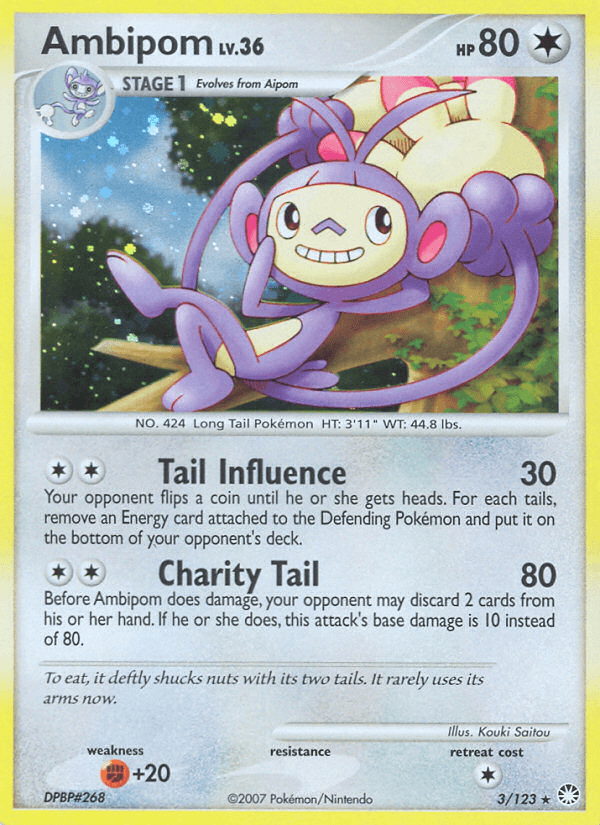 Carta Pokémon Ambipom 3