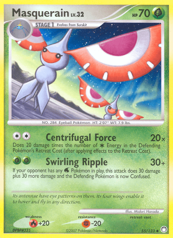 Carta Pokémon Masquerain 55
