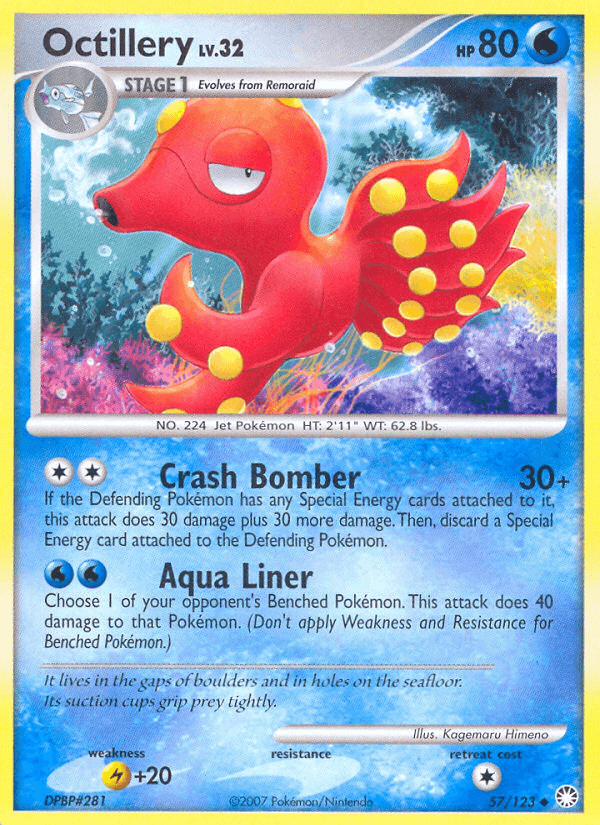 Carta Pokémon Octillery 57