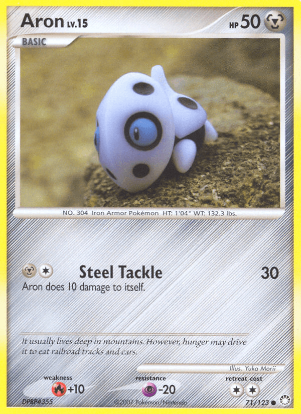 Carta Pokémon Aron 71