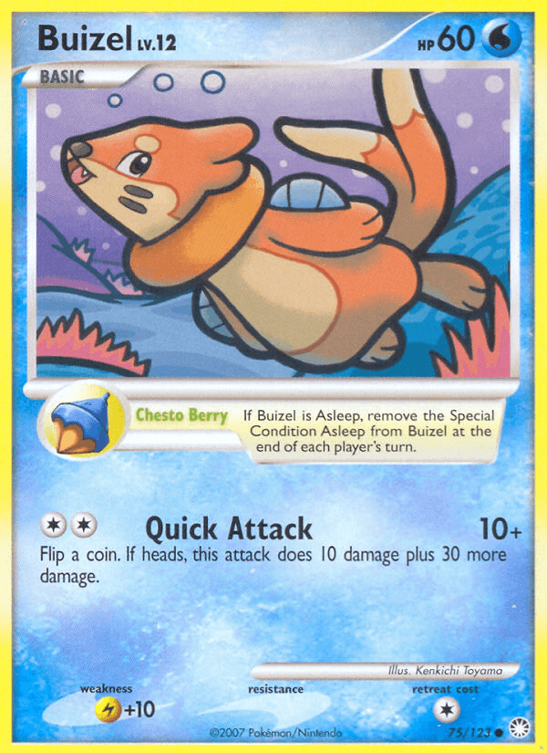 Carta Pokémon Buizel 75