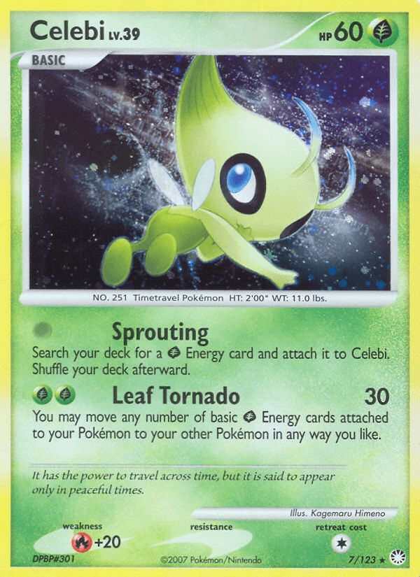 Carta Pokémon Celebi 7