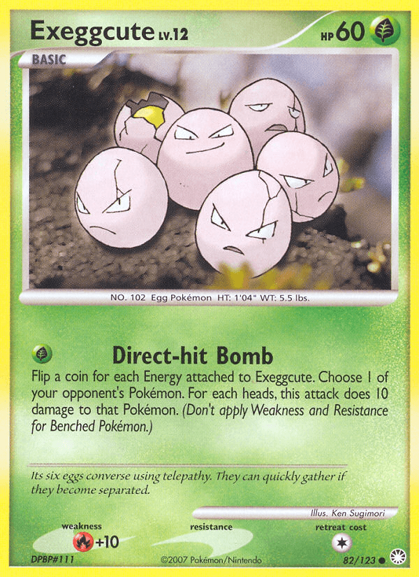 Carta Pokémon Exeggcute 82