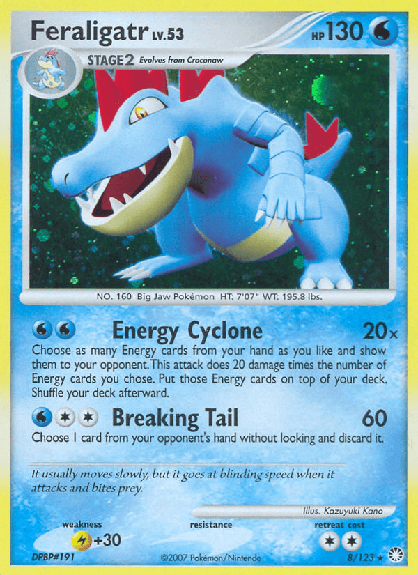 Carta Pokémon Feraligatr 8