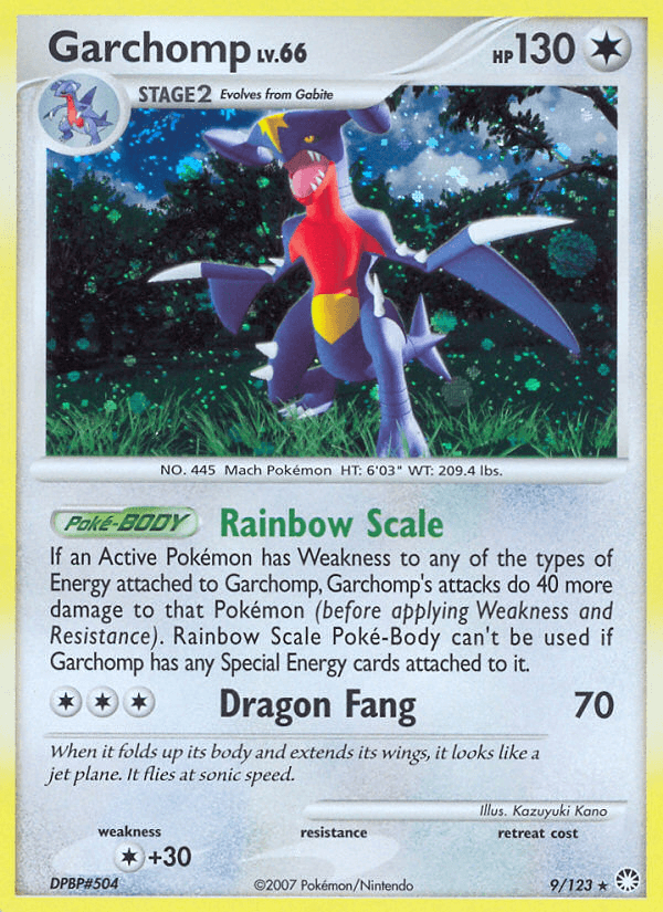 Carta Pokémon Garchomp 9