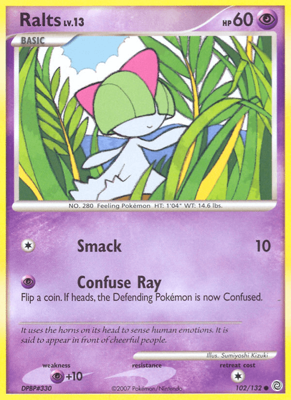 Carta Pokémon Ralts 102