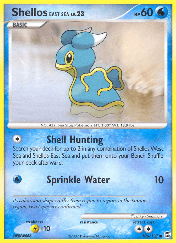Carta Pokémon Shellos East Sea
