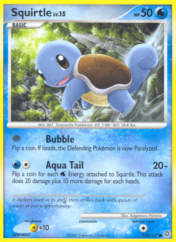 Carta Pokémon Squirtle 112