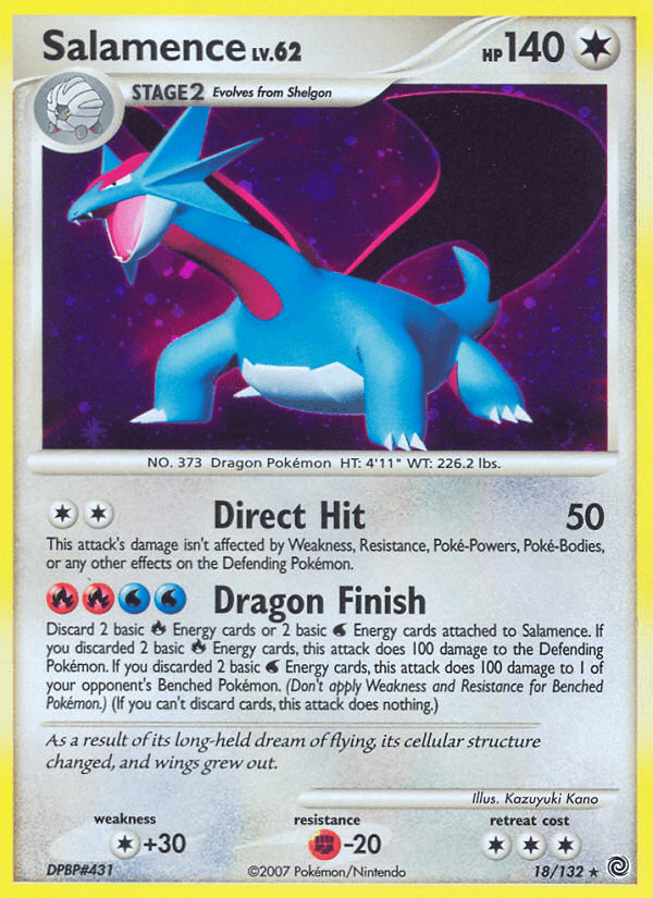 Carta Pokémon Salamence 18