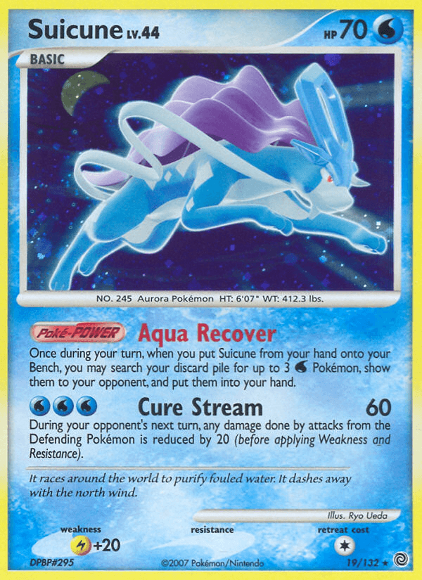 Carta Pokémon Suicune 19
