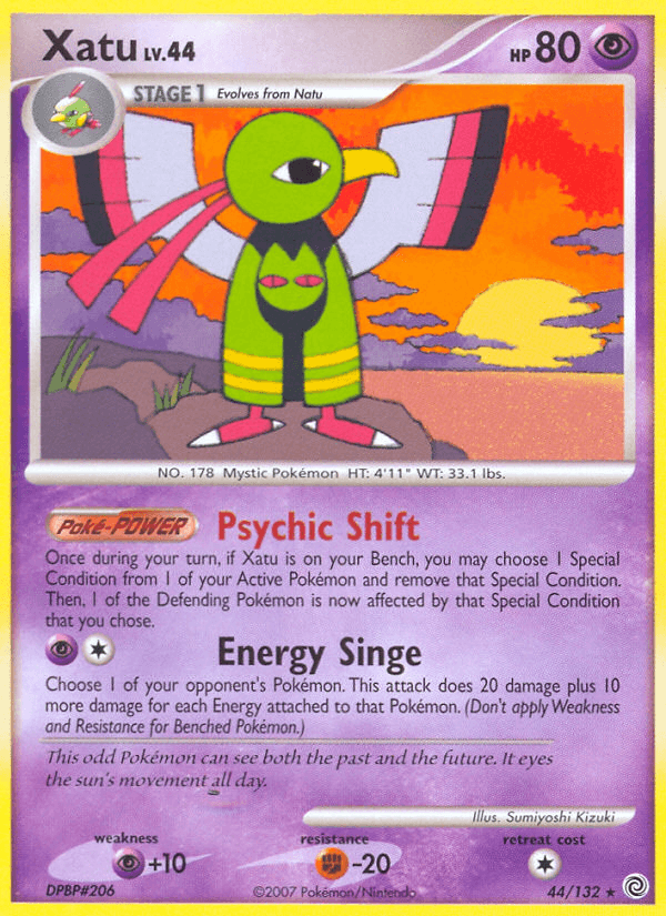 Carta Pokémon Xatu 44