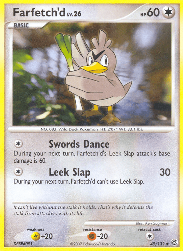 Carta Pokémon Farfetch'd 49