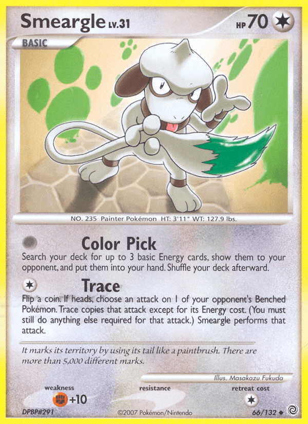 Carta Pokémon Smeargle 66