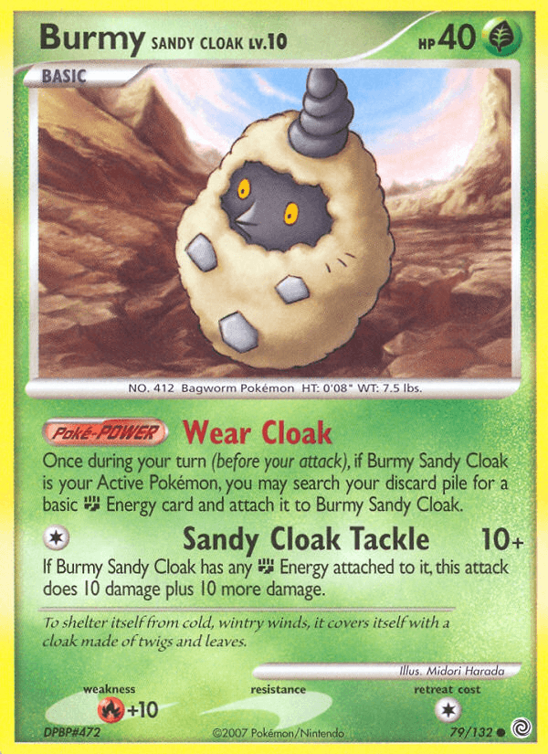 Carta Pokémon Burmy Sandy Cloak 79