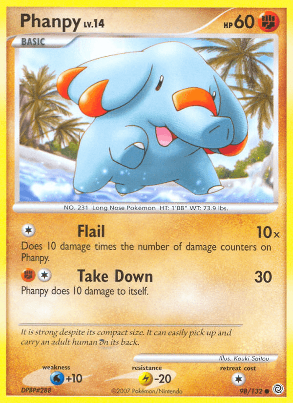 Carta Pokémon Phanpy 98