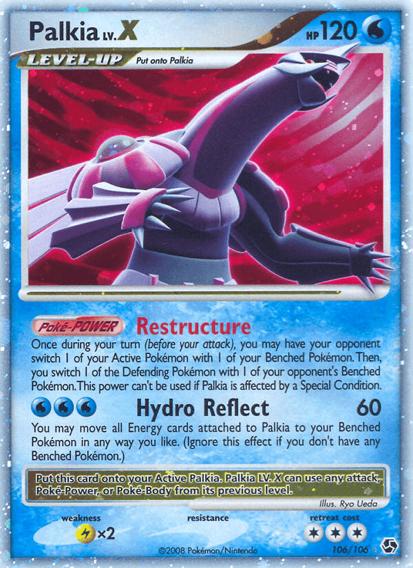Carta Pokémon Palkia LV.X 106