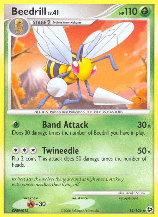 Carta Pokémon Beedrill 13