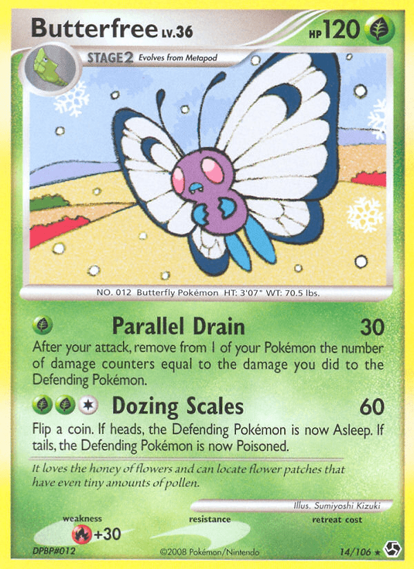 Carta Pokémon Butterfree 14