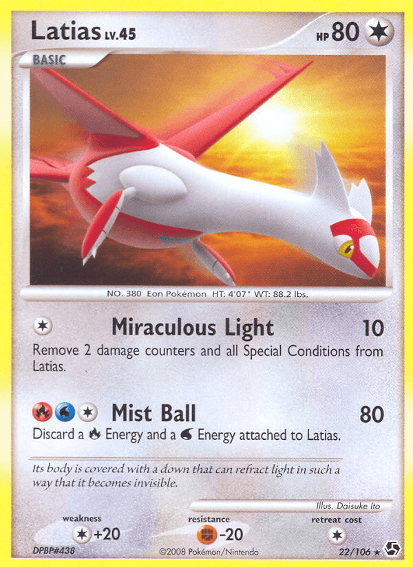 Carta Pokémon Latias 22