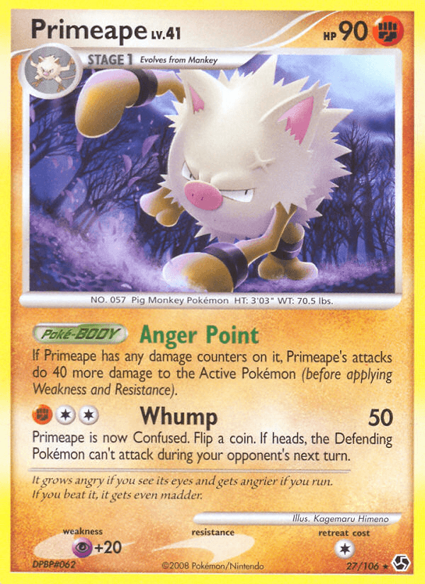 Carta Pokémon Primeape 27