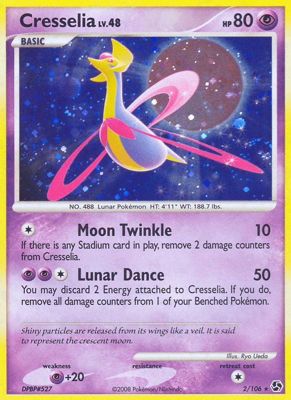 Carta Pokémon Cresselia 2