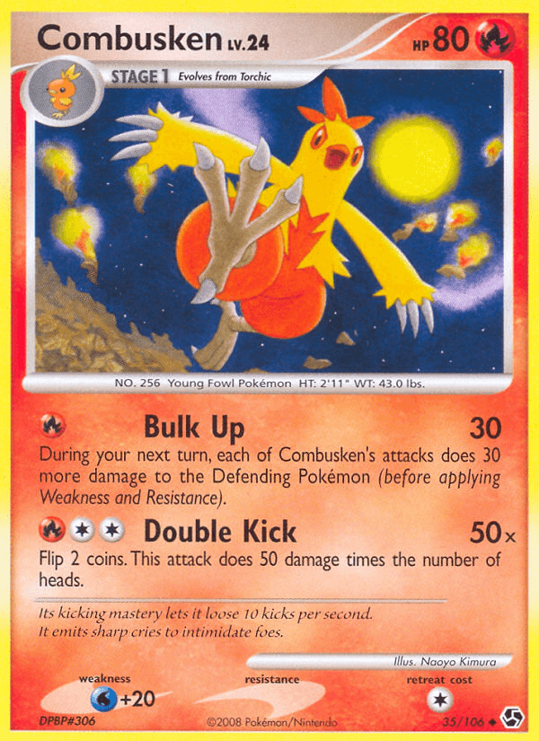 Carta Pokémon Combusken 35