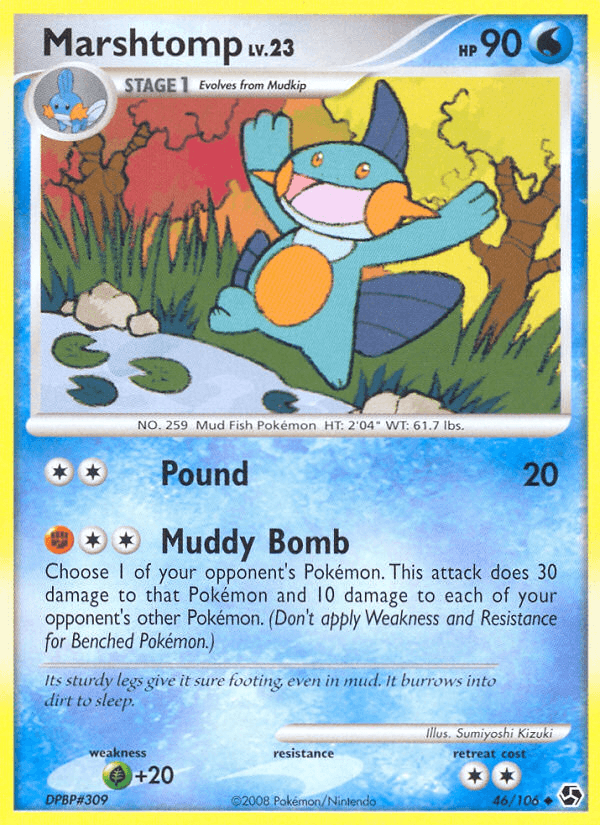 Carta Pokémon Marshtomp 46