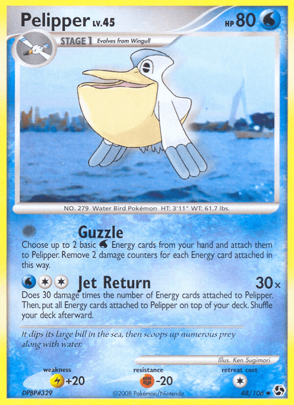 Carta Pokémon Pelipper 48
