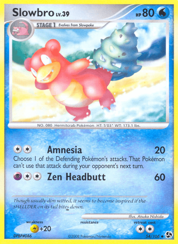 Carta Pokémon Slowbro 54