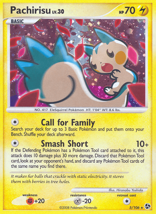 Carta Pokémon Pachirisu 5