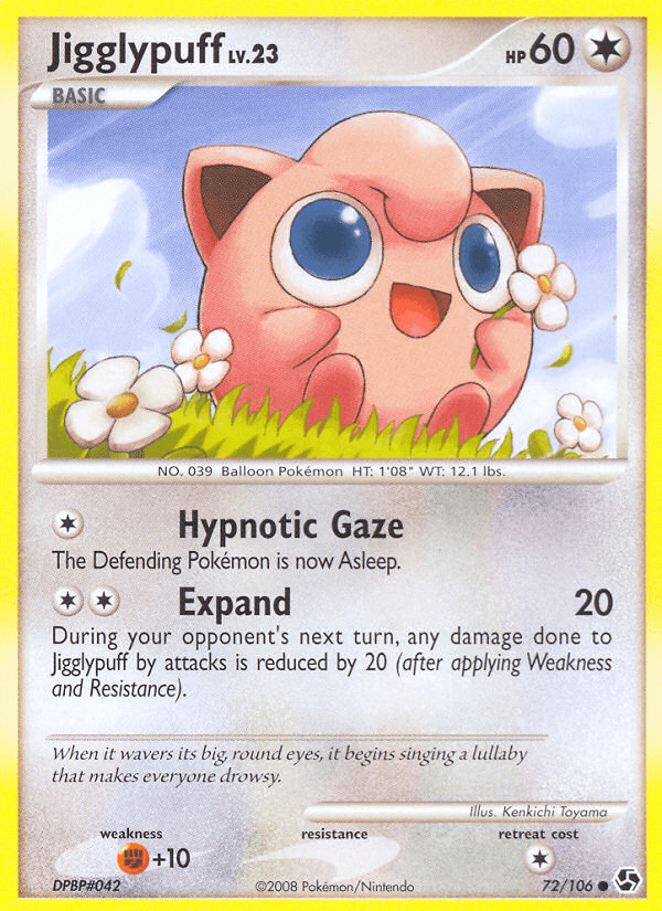 Carta Pokémon Jigglypuff 72