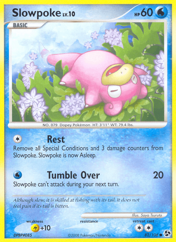 Carta Pokémon Slowpoke 82