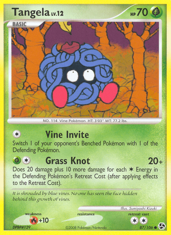 Carta Pokémon Tangela 87
