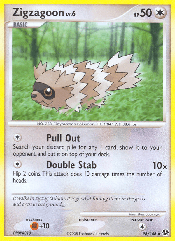 Carta Pokémon Zigzagoon 96