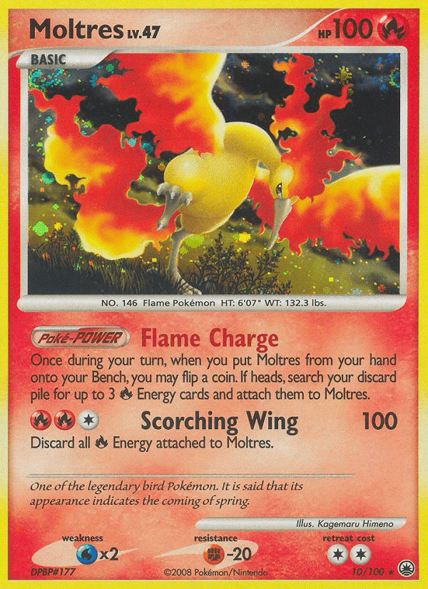 Carta Pokémon Moltres 10