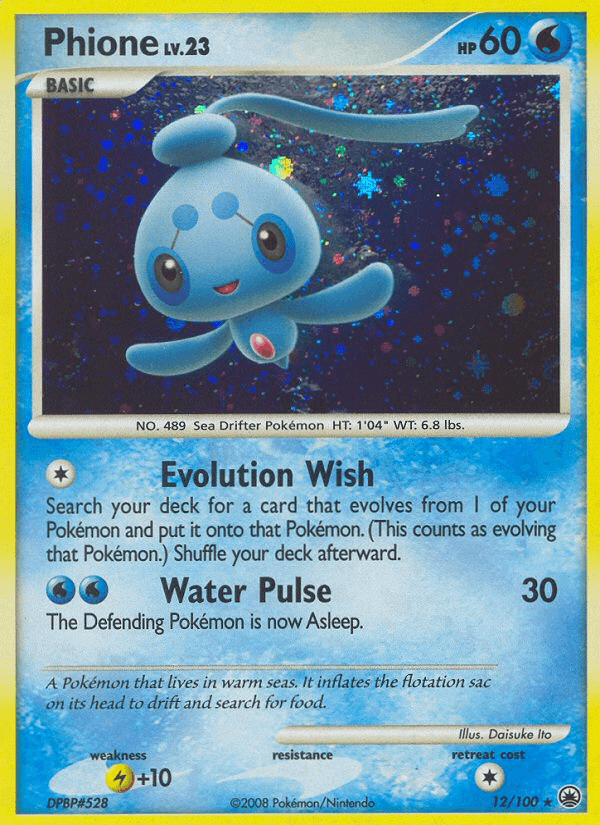 Carta Pokémon Phione 12