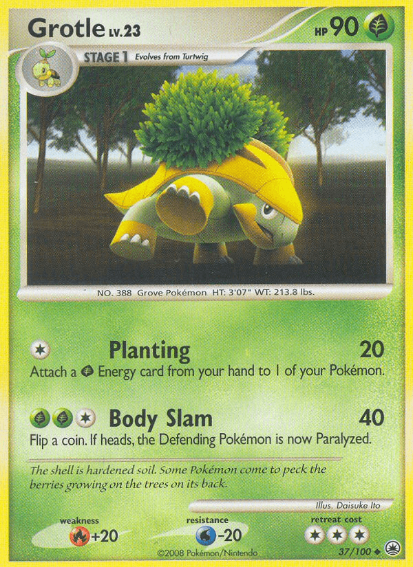 Carta Pokémon Grotle 37