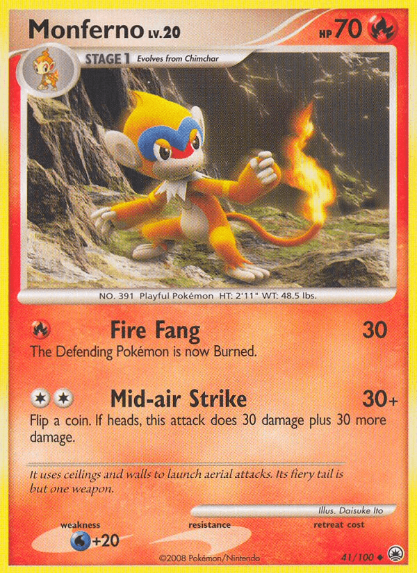 Carta Pokémon Monferno 41