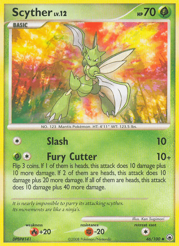 Carta Pokémon Scyther 46