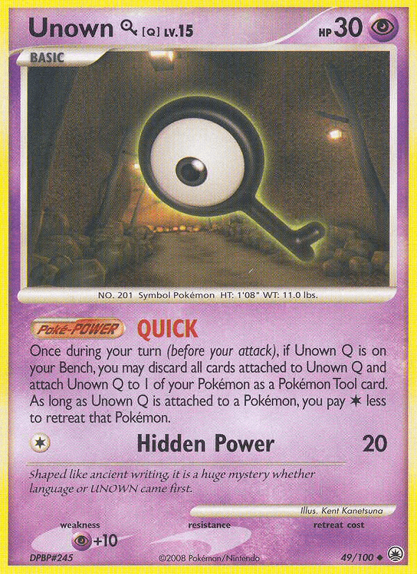 Carta Pokémon Unown [Q]