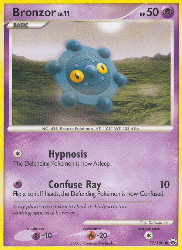 Carta Pokémon Bronzor 52
