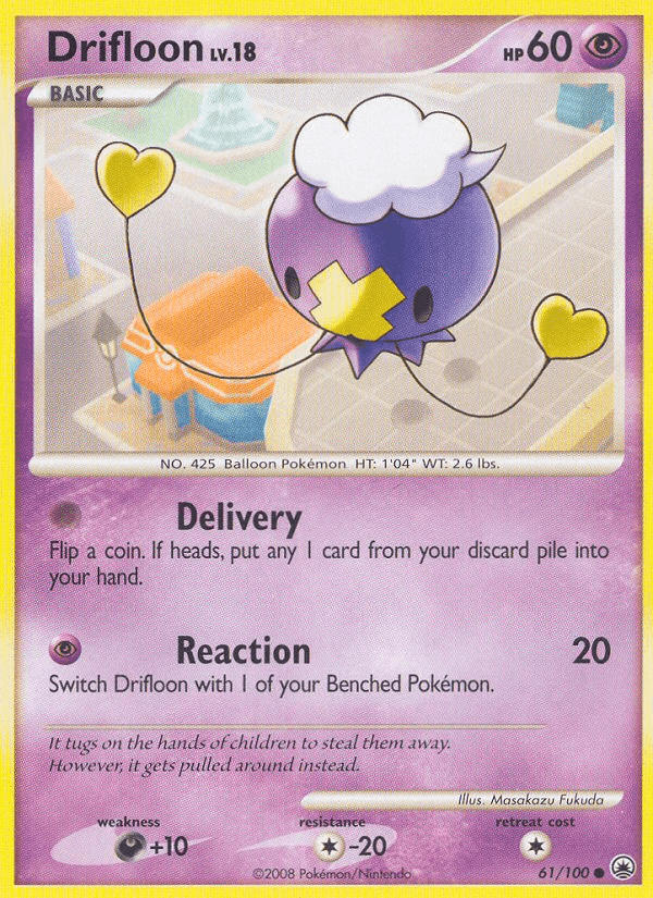 Carta Pokémon Drifloon 61